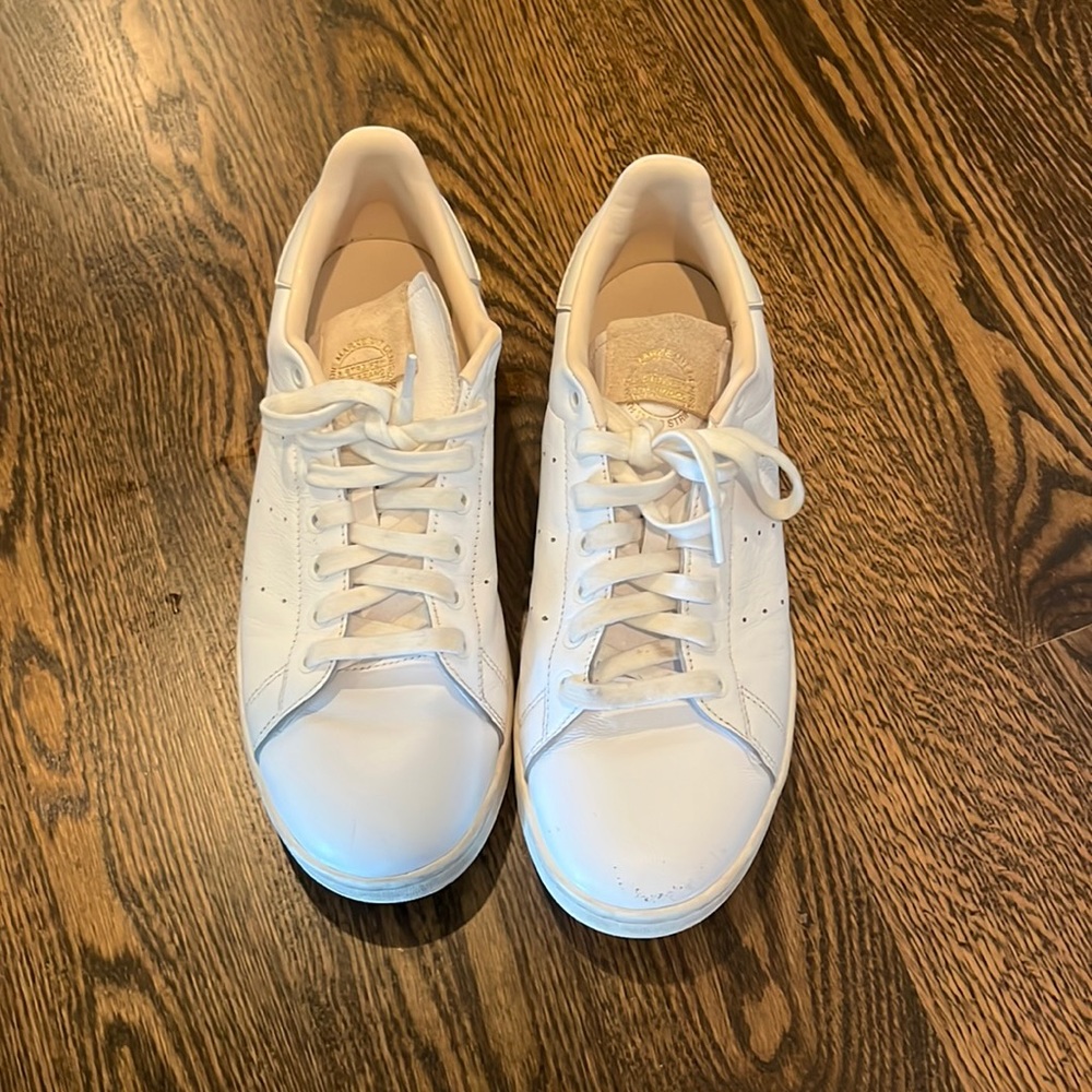 Stan Smith Size 9.5 Adidas White and Pink Shoe.